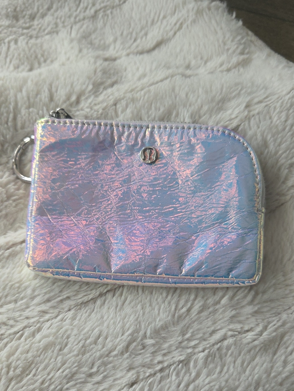 Lululemon Iridescent Clippable Card Pouch